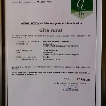 Maison D'hotes, Ferme Croisettes *